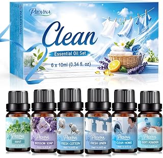 Ätherische Öle Set 6×10 ml, Duftöle für Diffuser & Wäsche | Mit natürlichen Inhaltsstoffen;…