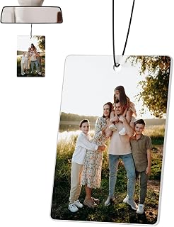 Personalisierter Lufterfrischer für Auto-Duft mit Foto, Duftbaum Auto Personalisiert, Geschenk f…
