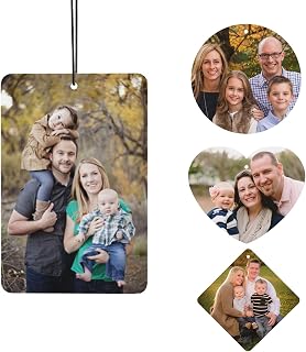 BeNsil Duftbaum Auto Personalisiert – duftbaum Auto mit eigenem Bild/Foto/Text/Logo, Personalisie…