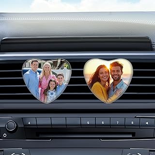 Personalisierte Kristall-Auto-Lufterfrischer – Custom Aromatherapie Auto Air Vent Clip mit Ihrem …