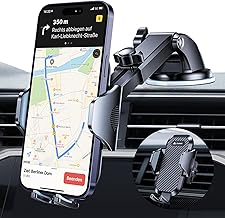 andobil Handyhalterung Auto [2026 Neueste Saugnapf] 3 in 1 Saugnapf & Lüftung Halter Universale …