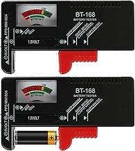 2PCS Batterietester für alle Batterien, Batterie Tester & Batterie Messgerät, kompatibel mit AA…