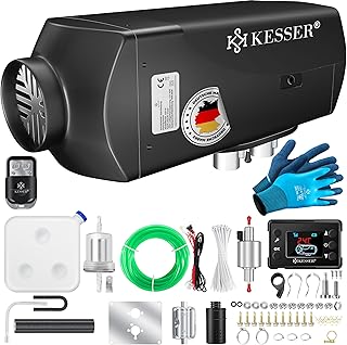 KESSER® Standheizung Diesel 8kW Dieselheizung 12V/24V mit Timer, LCD-Display & Fernbedienung | S…