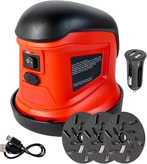 Mauk Elektrischer Eiskratzer für Auto & Kfz | Akku-Enteisung mit 12V-USB Adapter, Ladekabel & 3 …