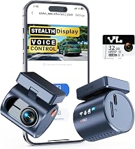KAWA 2K Dashcam, Tarnanzeige & Sprachsteuerung & WLAN-Kamera fürs Auto | Frontkamera, inkl. 32GB…