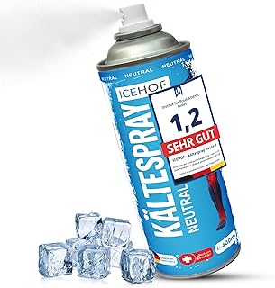 ICEHOF Kältespray Sport – Eisspray Medizinisch 400ml – Kühlspray für Sport & Alltag, Fußball,…
