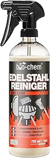 bio-chem Edelstahlreiniger Pflegespray 750ml | Für Küche, Haushalt und Grill aus Edelstahl, Alu…