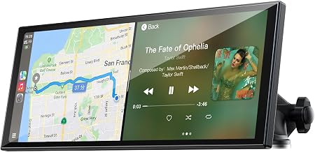 LAMTTO Wireless CarPlay Display 9.26″ Kabelloses AppIe CarPlay&Android Auto | Tragbares Car Play …