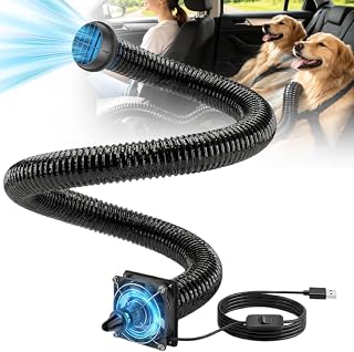 Klimaanlagen-Lüftungsschlauch für Auto Rücksitz – mit USB Luftstrom Ventilator Universal 3 Met…