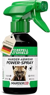 RepellShield® Marderspray Auto & Haushalt -250 ml- Natürlich mit Geraniol – Effektive Mardera…