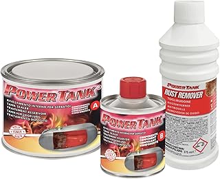 Power Tank – Tankversiegelung Motorrad 2k Rot 350 g Set Tankentroster Innen Versiegelung Tanksani…