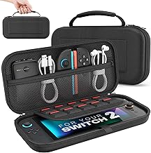 MoKo Tasche für Nintendo Switch 2 (2025), Switch 2 Case mit großer Kapazität, Schützende Hart…
