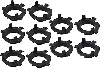 H7 LED-Scheinwerferlampensockel-Adapter, 10 Stück |Robustes ABS-Material für 9–36-V-Fahrzeuge…