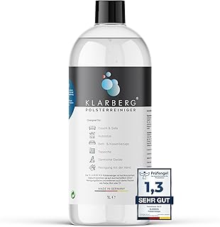 KLARBERG® 1L Waschsauger Polsterreiniger Konzentrat I Polsterreiniger für Sofa, Teppich, Autosi…