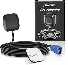 Bingfu GPS Antenne Auto Fakra C wasserdichte Aktive Navigation Autoantenne für Auto Stereo Head-…
