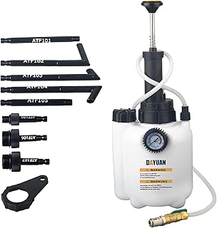 DAYUAN 3L Getriebeölfüllgerät mit ATF-Adaptern Ölabsauger und -verteiler Druckluft Ölwechsel…