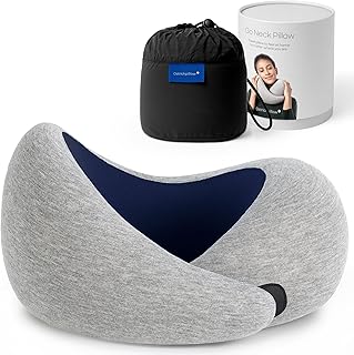 Ostrichpillow Go Neck Pillow – Reisekissen mit Memory Foam, 360º Ergonomisches Design, Asymmetri…