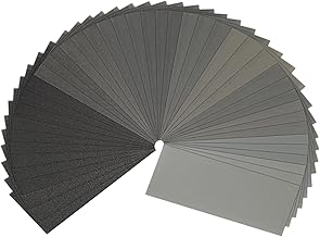 STEBRUAM Profi Schleifpapier Set 42 Stück Trocken und Nass Sandpapier 120 bis 3000 Körnung Schl…