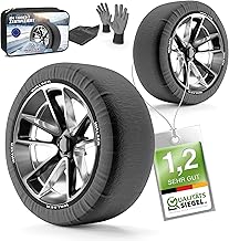 WALSER Premium Textile Schneeketten EU Norm 16662-1 homologiert, Qualitätssieger Sehr Gut*, 2er …