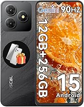 OSCAL Flat 2 Smartphone Ohne Vertrag 2025 Android 15, 12GB+256GB 2TB TF Smartphone, 6.56″ HD+ 90H…