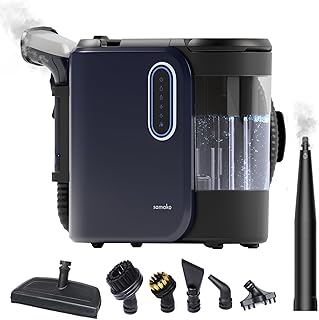 SAMAKO PowerClean Pro – Polsterreiniger Gerät mit Dampf-Funktion & HEPA-Filter – Tiefenreini…