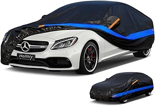 Autoabdeckung Wasserdicht Atmungsaktiv,Auto-Abdeckplane für Vollgarage,Regen,Sonne,Staub und UV-…